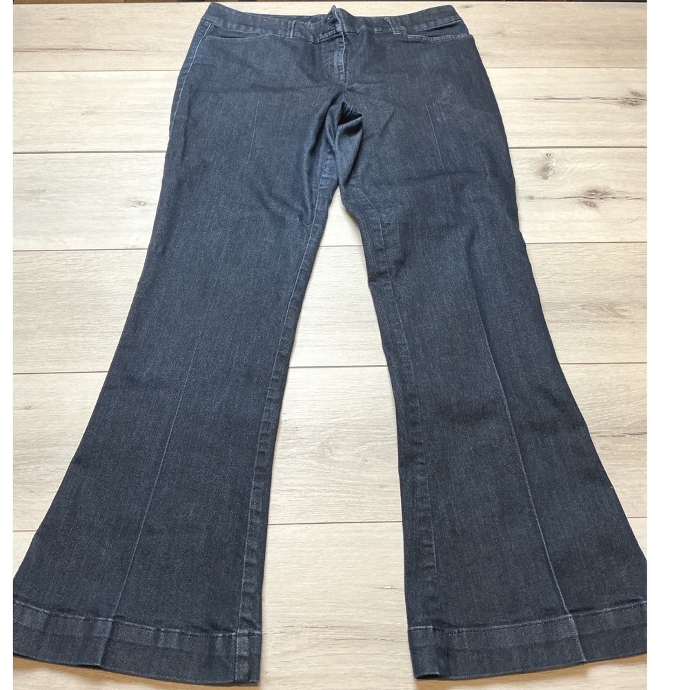 The‎ Limited Fit & Flare 678 Jeans Y2K Wide Leg Women 12 Dark Wash Blue PreLoved